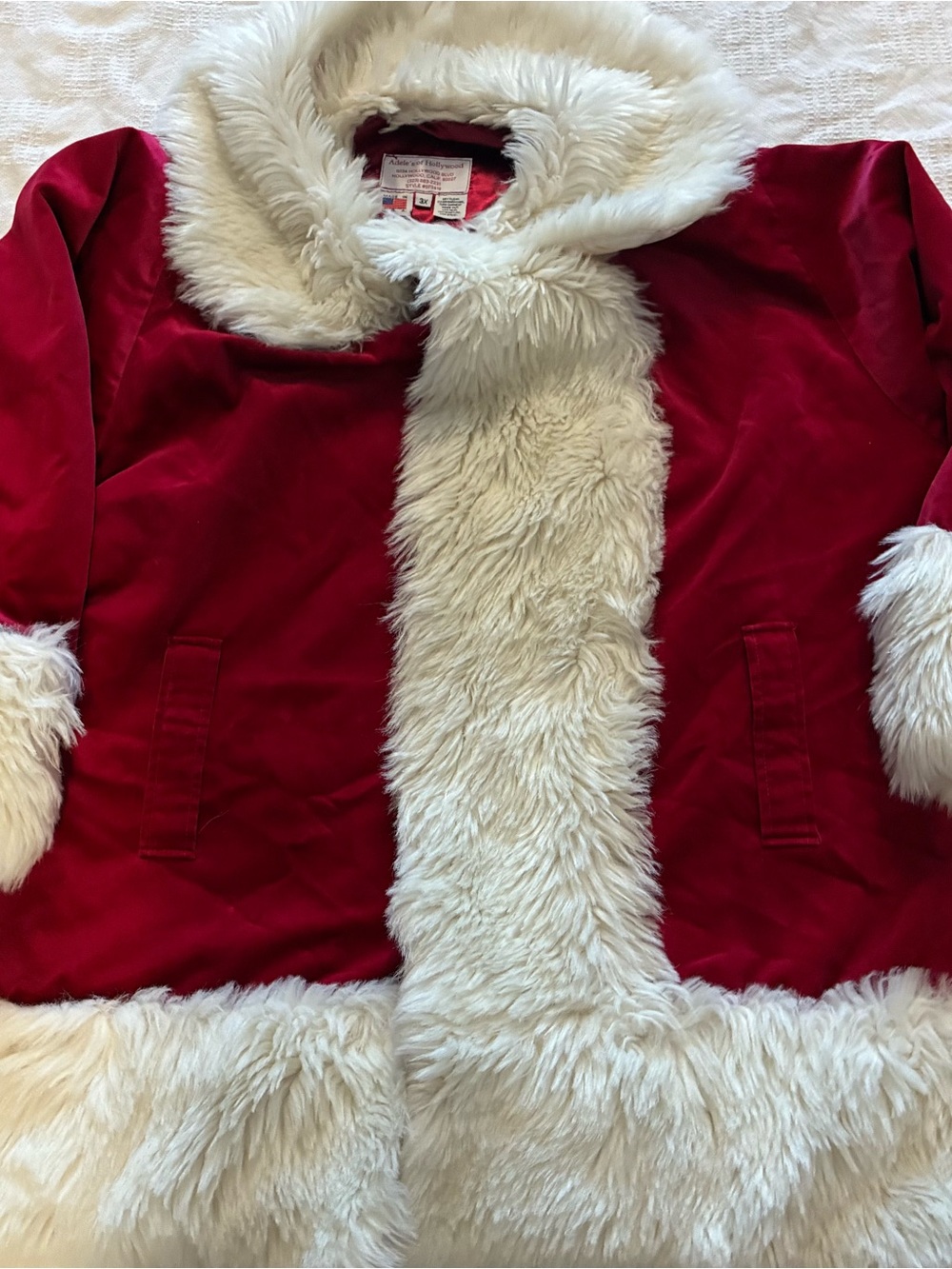 Vintage Adele's of Hollywood Professional Santa Suit Jacket 3X